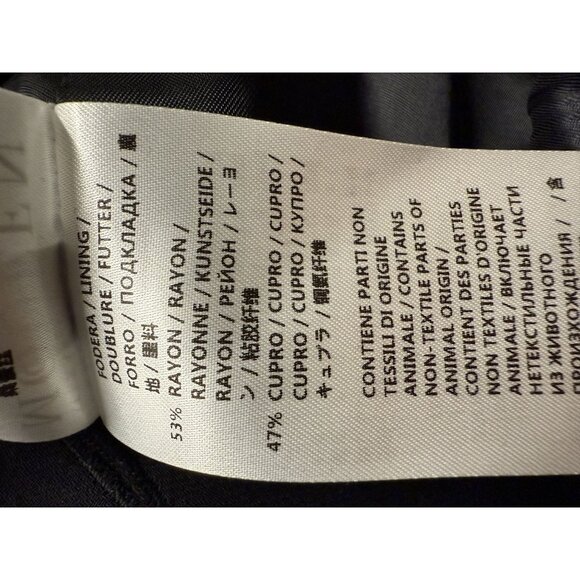 Alexander McQueen Double-Breasted Asymmetrical Black Coat - Picture 10 of 15